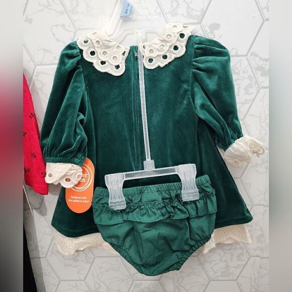 Nwt Baby Girls Holiday Christmas Outfit Bundle - Picture 4 of 9